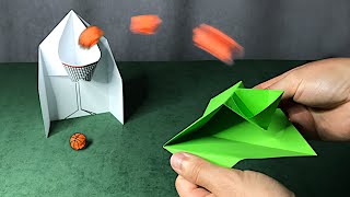 AMAZING Mini Basketball | Fun and Easy Origami Paper Toy