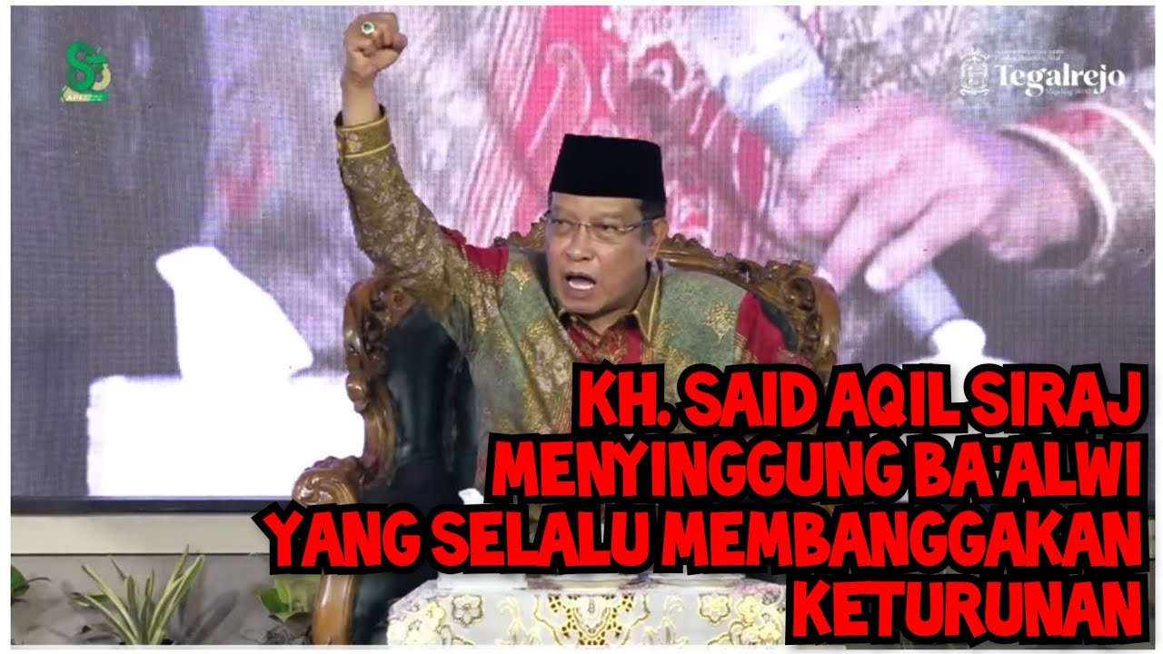 KH. Said Aqil Siroj pada acara Haflah At-Tasyakkur API Tegalrejo 2026