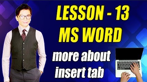Online Computer Course Urdu Hindi Tutorial | Lesson-13 More about Insert tab | Educational Globe