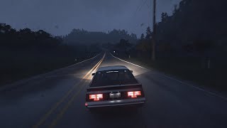 rain drive ambience sad hours