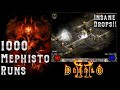 1000 mephisto runs with a twist  insane rng  diablo 2