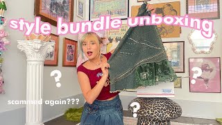 STYLE BUNDLE UNBOXING // my faith in mystery bundles has been RESTORED!!!