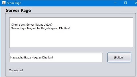 GUI Client Server Tutorial Records java part 1