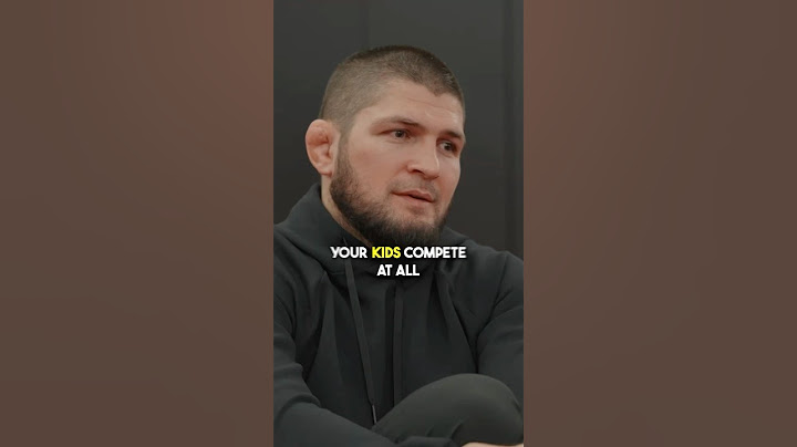 ‘My Kids Don’t Do Martial Arts’ Khabib On Why His Kids Don’t Compete🥋