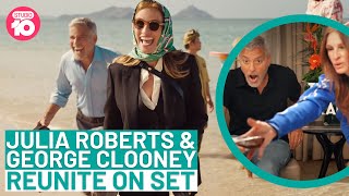 Julia Roberts &amp; George Clooney Reunite On Set | Studio 10