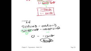 Section 5.4 Chapter 5 Notes Trig Math 1316