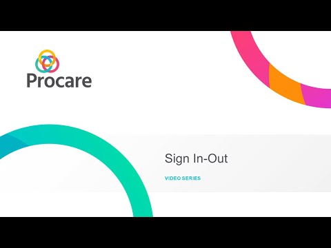 Procare: Sign In & Out