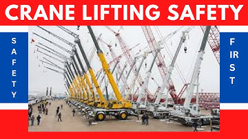 crane lifting safety | lifting hazards and precautions on site | main parts of a crane #cranesafety