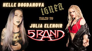 5RAND vocalist Julia Elenoir on social media for artists, growling in the car, running the band etc.