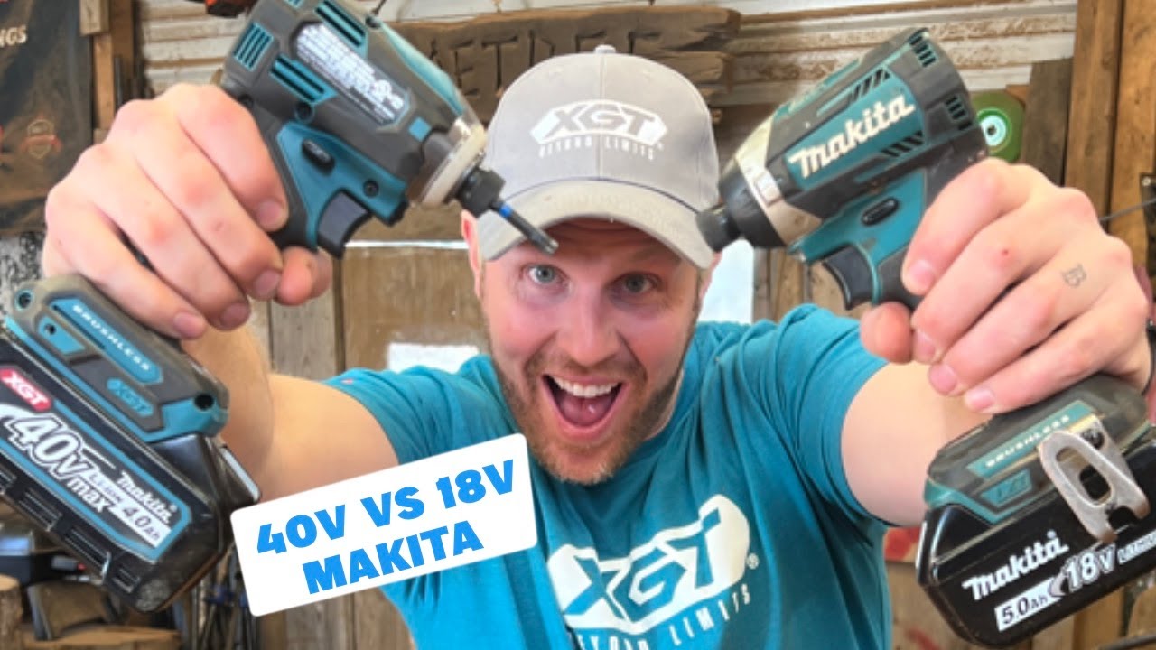 Makita 40V Impact Driver vs Makita 18V Impact Driver - What I love about  them both for WOOD Carving - YouTube