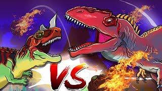 Dinosaurs Battle Giganotosaurus Vs Ceratosaurus