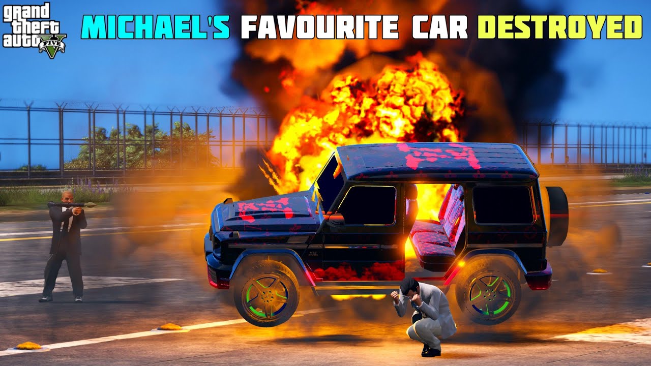 ⁣GTA 5 : MICHAEL'S FAVOURITE MOST EXPENSIVE CAR DESTROYED || BB GAMING