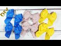 Бантики из репсовой ленты 2,5 см 🎀-Gila DİY- DIY hair ribbon bow