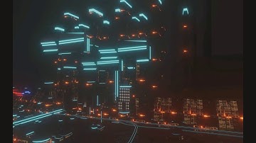 Futuristic city - Blender 2.81