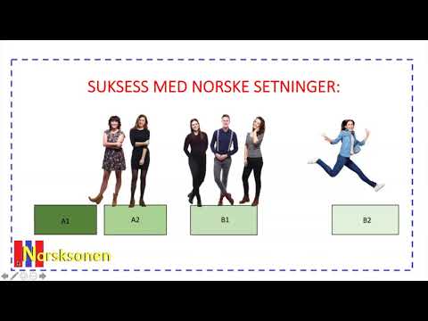 Reklame:  Norskkurs - Suksess med norske setninger