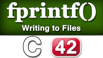 fprintf() File Handling Function C Programming Language Video Tutorial