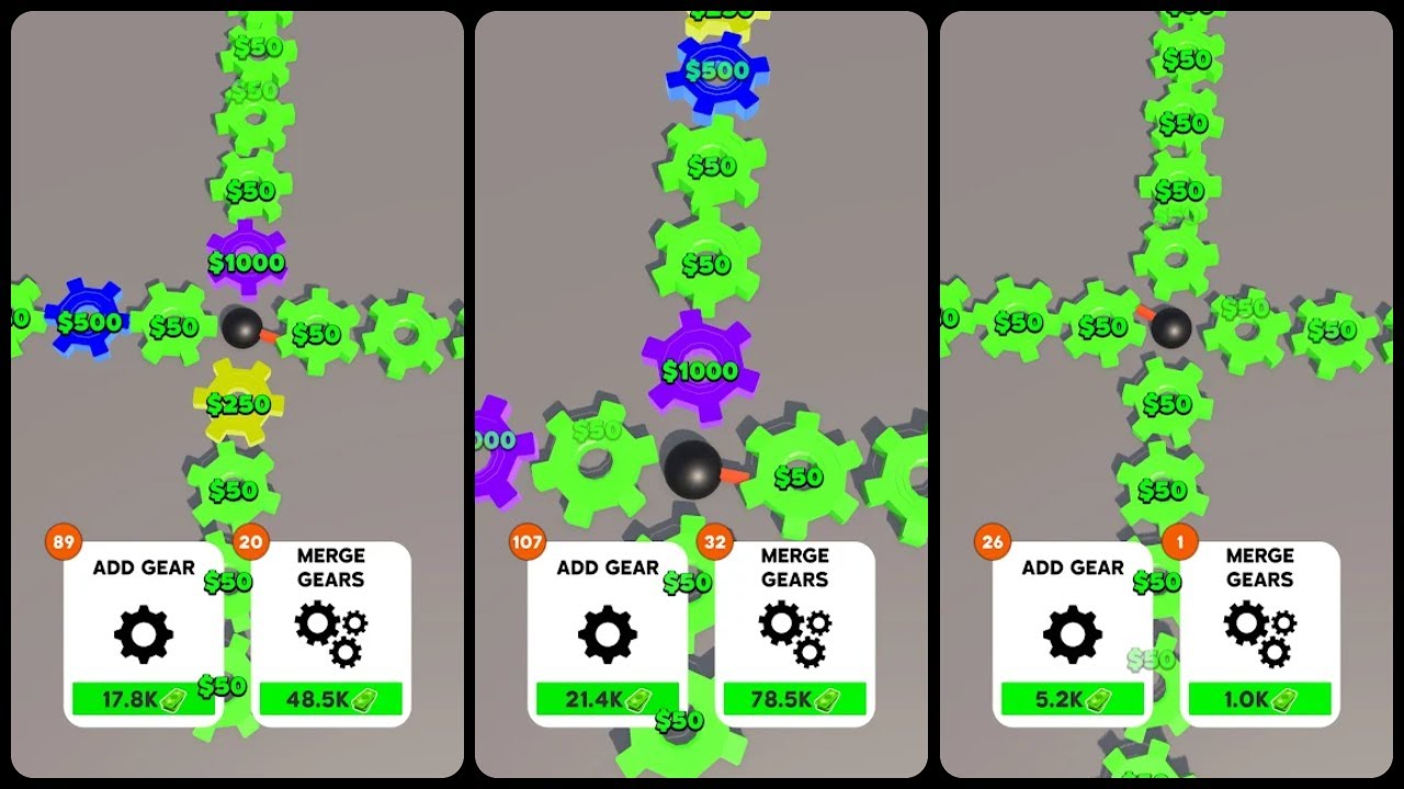 Gear Clicker Gear Fever Gameplay (Android) Idle/Merge YouTube