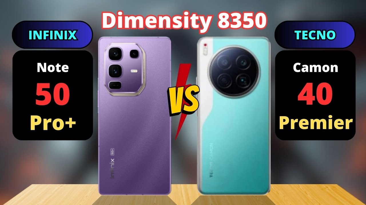 Infinix Note 50 Pro Plus vs Tecno Camon 40 Premier Comparison