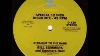 DISCO 1978.BILL SUMMERS STRAIGHT TO THE BANK  wmv