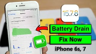 iOS 15.7.8 Battery test  How to fix iOS 15.7.8 Battery Drain issue  iOS 15.7.8 Battery