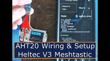 Heltec V3 AHT20 Wiring and Meshtastic Telemetry Setup!