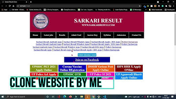 Sarkari result website clone by me || Beginner html css website || Technical Amanjeet