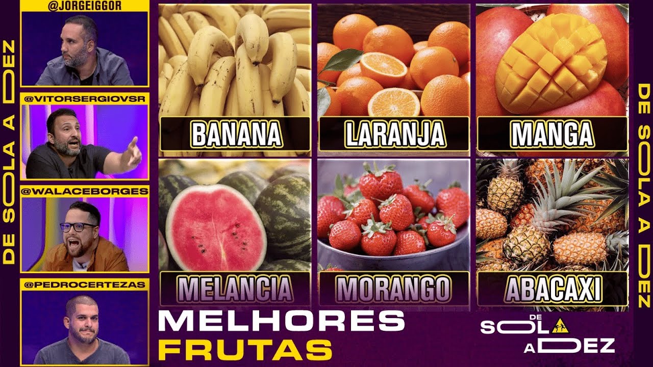 QUAL É A MELHOR E A PIOR FRUTA DE TODAS? EXPERIMENTAMOS E CRAVAMOS! | DE SOLA A DEZ