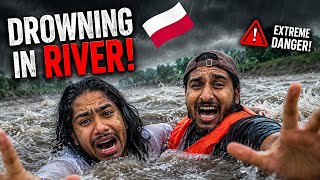 കയക്കിന്റെ നടുക്ക് വെള്ളം മറിഞ്ഞു | Malayalam Travel Vlog | Poland | Hitchiking nomad | Kayaking