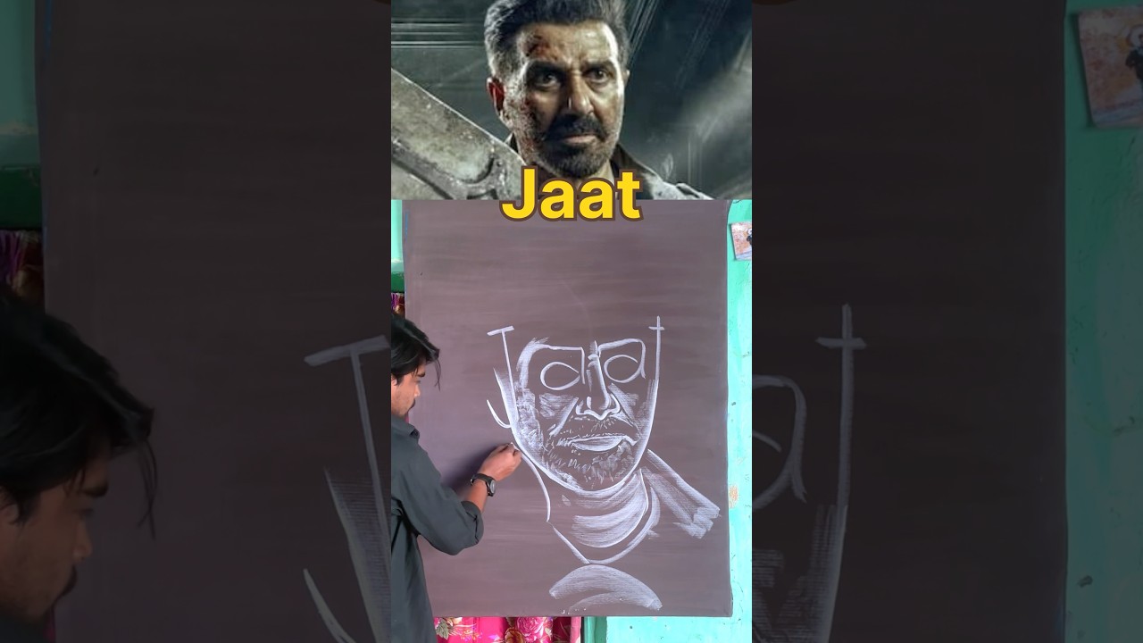 Jaat Sunny Deol Drawing 😱🫣 