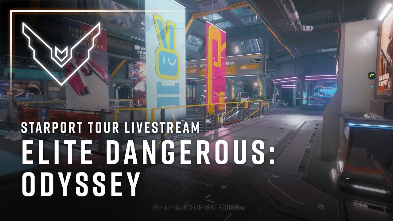 Elite Dangerous Odyssey - Starport Tour Livestream