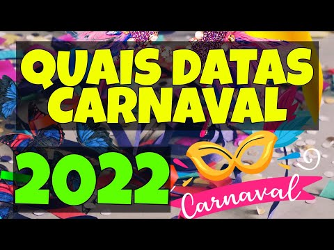 Vídeo: Em Que Data Será O Carnaval