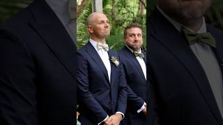 🥹 Emotional Groom Reaction to Bride #wedding #weddingshorts