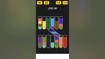 water sort puzzle level 491
