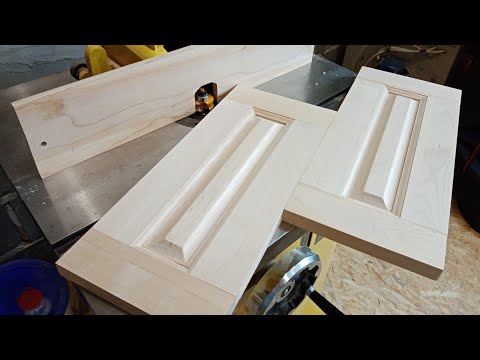 Как сделать мебельный фасад из массива дерева.