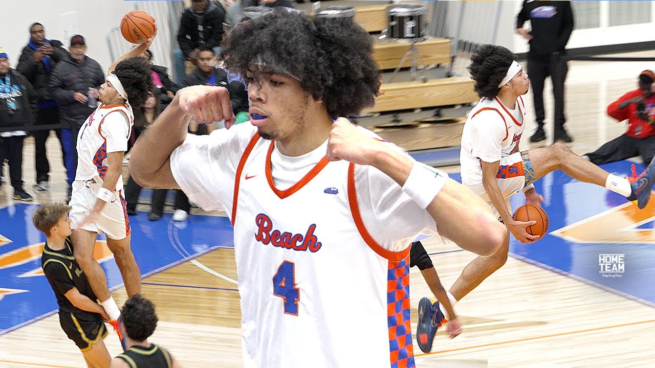 #1 Ranked Tyran Stokes VIOLATES in his First Home Game at Rainier Beach! Eastbay and Poster Dunks...