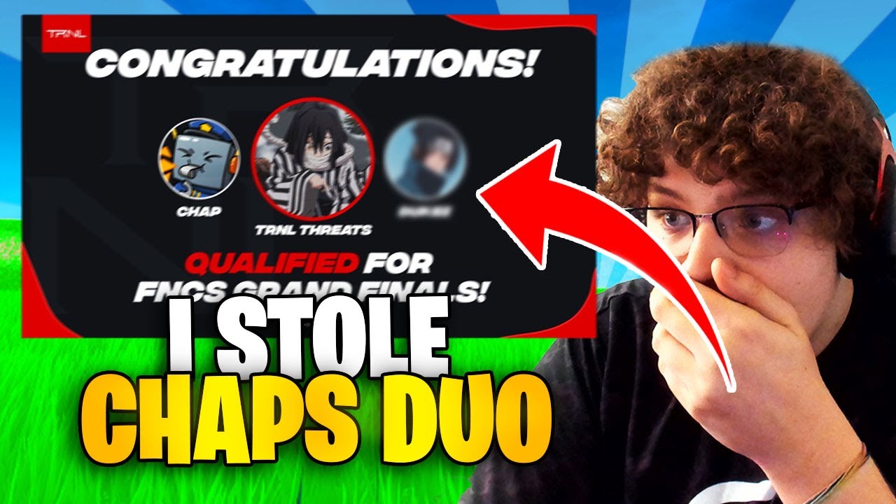 I Stole CHAPS Fortnite Duo... (Road To Pro) - YouTube
