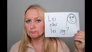 Video 1089 Å være lei eller lei seg