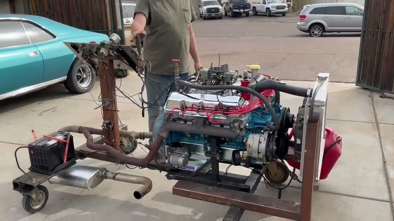 Marco Laba's AMC 390 high performance build, soon to have a crossram daul carb intake