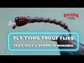 Fly tying trout  flies  pro staff on the bench debs grey  brown chironomid