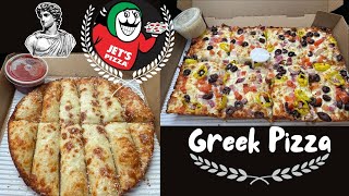 Jet’s Pizza NEW Greek Pizza & Jet’s Bread Review by Lunchtime Review 2,557 views 1 month ago 9 minutes, 6 seconds