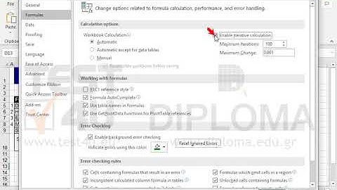 Enable Iterative calculation. Set maximum number of iterations to 88 and maximum change to 0.005