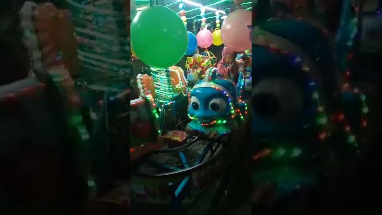 Shaffa seneng banget naik odong2 😘