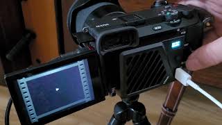 Sony A6700 recording time 4K100 280 Mb with and without cooling