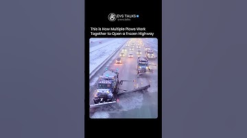 How Snow Plows Work Together to Clear Massive Highways 🤯❄️ | Satisfying Precision