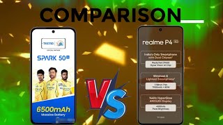 Tecno Spark 50 vs Realme P4 – Which phone is better in 2026?