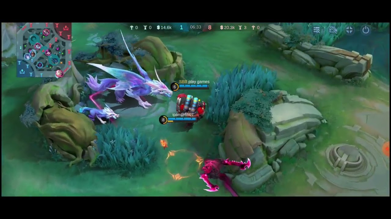 Hero tank Jhonson||berusaha mengejar kekalahan