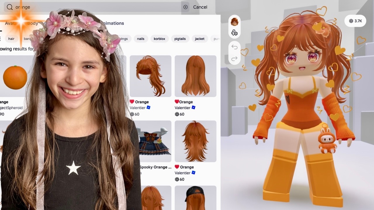 I Made a Cute ORANGE Avatar in a Roblox Shopping Spree 🧡 | Tested in Brookhaven 🏡 RP