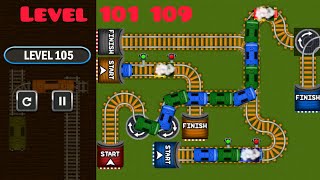 Train Track Maze - Classic Make Puzzle Game - (Level 101 - 109) Gameplay #16 screenshot 2