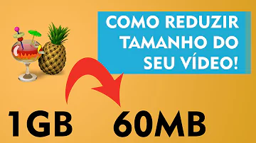 Como reduzir tamanho de vídeo Windows?