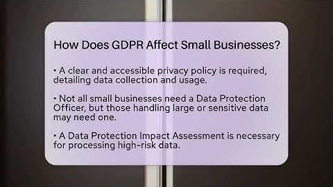 How Does GDPR Affect Small Businesses? - Everyday-Networking